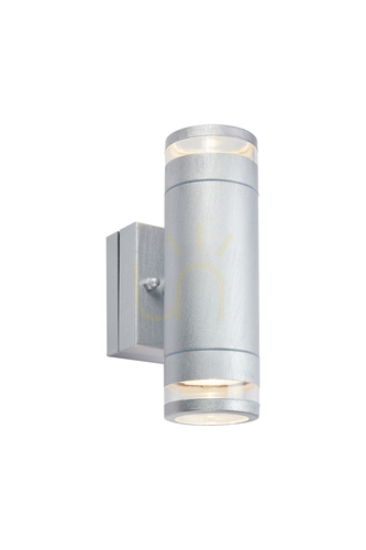 Prüfen Wandleuchte outdoor Markslojd LUNO 2x LED Silber Aluminium IP65 109106