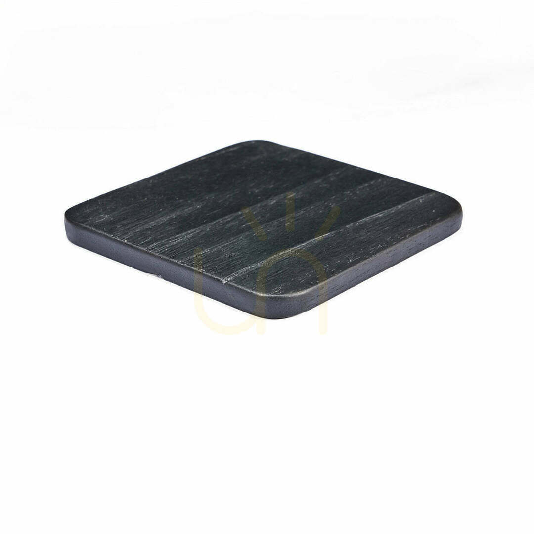 Aussicht Untersetzer BAZAR BIZAR quadratisch 10 cm rustikal Schwarz Untersetzer BAZAR BIZAR quadratisch 10 cm rustikal Schwarz