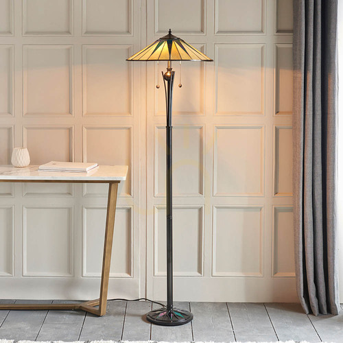 Prüfen Stehlampe Tiffany multicolor Interiors 64041