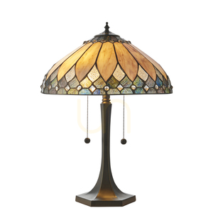 Tiffany Tischlampe Interiors Brooklyn Multicolor 112183 small 0