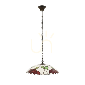 Pendelleuchte Tiffany multicolor Stahl E27 Dimmbar 45 cm Interiors 112246 small 1
