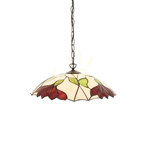 Pendelleuchte Tiffany multicolor Stahl E27 Dimmbar 45 cm Interiors 112246 small 0
