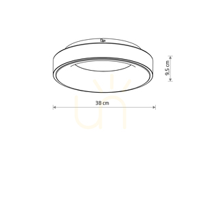 Plafond NIKKI ROUND LED 12363 Nowodvorski small 7