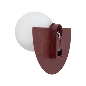 Burgunderrote Wandleuchte Nowodvorski SATURN S 12602 G9 LED 4 W IP20 small 4