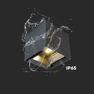 V-TAC 9-W-LED-COB-Solarwandleuchte, schwenkbar, schwarz, quadratisch, 15 x 15 cm, IP65, VT-11109, 3000 K, 860 lm small 10