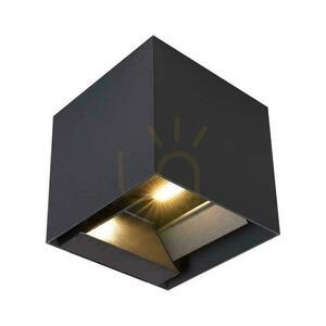 V-TAC 9-W-LED-COB-Solarwandleuchte, schwenkbar, schwarz, quadratisch, 15 x 15 cm, IP65, VT-11109, 3000 K, 860 lm small 0