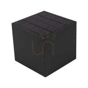 V-TAC 9-W-LED-COB-Solar-Wandleuchte, schwenkbar, schwarz, quadratisch, 15 x 15 cm, IP65, VT-11109, 4000 K, 860 lm small 11