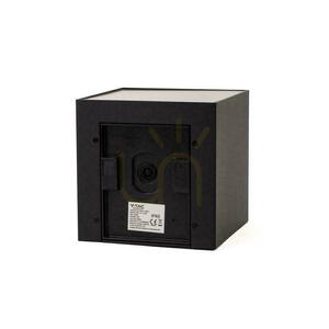 V-TAC 9-W-LED-COB-Solar-Wandleuchte, schwenkbar, schwarz, quadratisch, 15 x 15 cm, IP65, VT-11109, 4000 K, 860 lm small 3