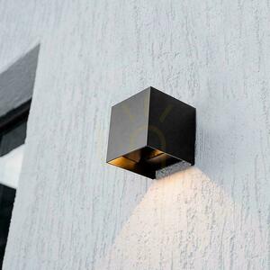 V-TAC 9-W-LED-COB-Solar-Wandleuchte, schwenkbar, schwarz, quadratisch, 15 x 15 cm, IP65, VT-11109, 4000 K, 860 lm small 9