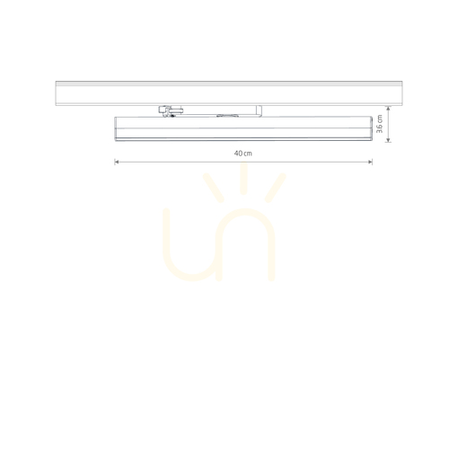 Prüfen CTLS LINE LED 20 W Schienenleuchte 12317 von Nowodvorski