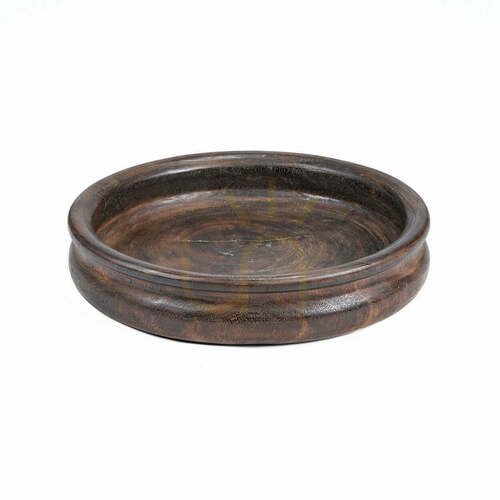 Prüfen Schale BAZAR BIZAR Banyan 50 cm Mangoholz Dunkles Nussbaumholz Bowls