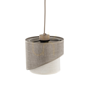 Elbrus Leinen-Pendelleuchte 1 Xe27  200 small 5
