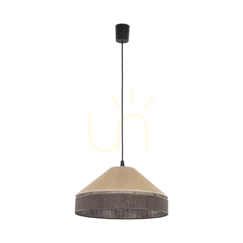 Prüfen Eliss Black Jute Pendelleuchte 1 Xe27