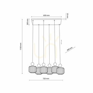 Ballo Pendelleuchte 6 Xe14 small 8