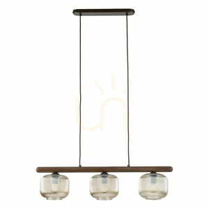 Salvia Brown Pendelleuchte, 3 Xe14 small 6