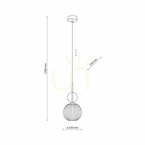Sophia Cognac Pendelleuchte 1 Xe14 small 9