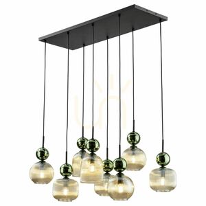 Sophia Green Cognac Pendelleuchte 8 Xe14 small 9