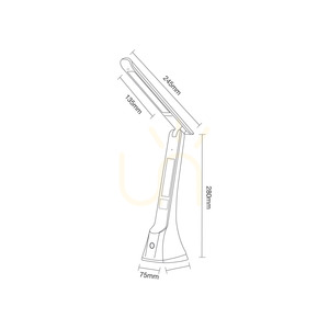 Cruz White 4 W LED-Schreibtischlampe small 1