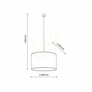 Vellum Pendelleuchte 1 Xe27  380 small 8