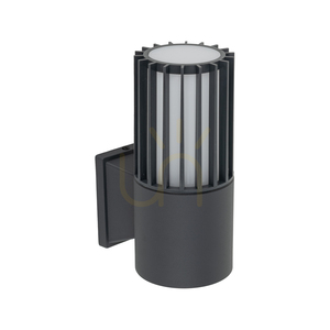 Ribo Gray Wandleuchte IP54 1 XE27 small 0