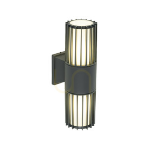 Ribo Gray Wandleuchte IP54 2 XE27 small 6