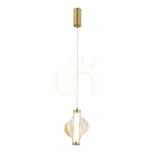 Elva Brass 8 W LED-Pendelleuchte small 6