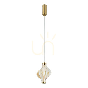 Elva Brass 8 W LED-Pendelleuchte small 0