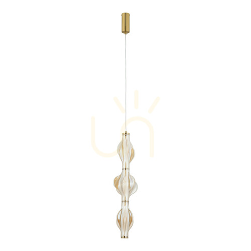 Prüfen Elva Brass 22 W LED-Pendelleuchte