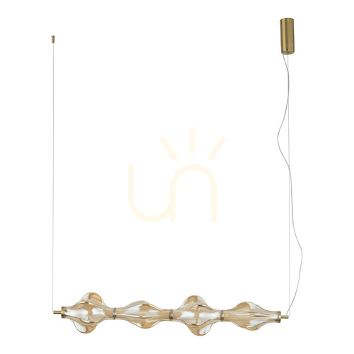 Prüfen Elva Brass 30 W LED-Pendelleuchte