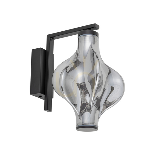 Prüfen Elva Black 8 W LED-Wandleuchte