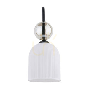 Sophia Cognac weiße Wandleuchte 1 Xe14 small 10