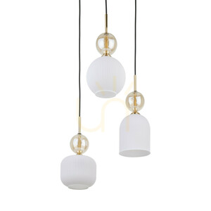 Sophia Cognacwhite Pendelleuchte, 3 Xe14 small 7
