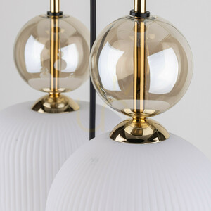 Sophia Cognac White Pendelleuchte, 5 Xe14 small 4