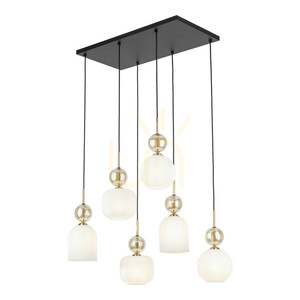Sophia Cognac White Pendelleuchte, 6 Xe14 small 9