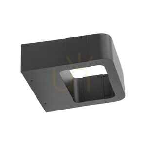 Arius Gray Wandleuchte IP54 small 5