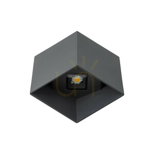 LED-Wandleuchte „Cube Gray“, Schutzart IP 54 small 4