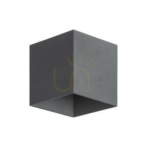 LED-Wandleuchte „Cube Gray“, Schutzart IP 54 small 0