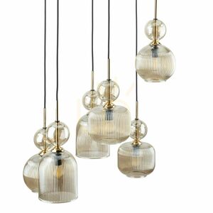 Sophia Cognac Pendelleuchte 6 Xe14 small 7