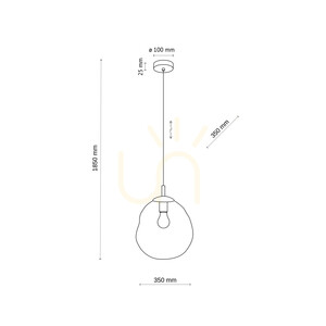Lava L Sabia Pendelleuchte 1 Xe27 small 12