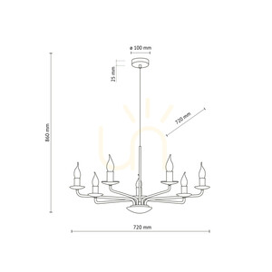 Limal Sabia Pendelleuchte 7 Xe14 small 6