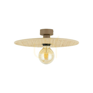 Calma Sabia Rafia Deckenleuchte 380 1 Xe27 small 6