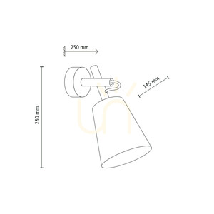 Vaio Sabia Wandleuchte 1 Xe27 small 9