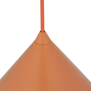 Cono S Lachsfarbene Pendelleuchte 1 Xe27 small 2