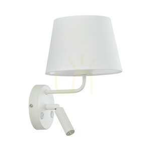Maja White Wandleuchte 1 Xe27 / 1 Xg9 small 4