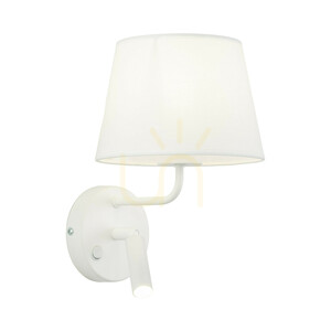 Maja White Wandleuchte 1 Xe27 / 1 Xg9 small 5
