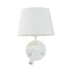 Maja White Wandleuchte 1 Xe27 / 1 Xg9 small 8