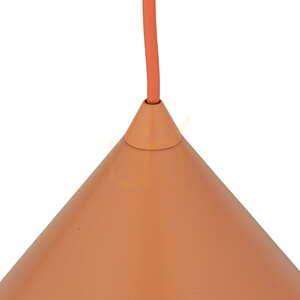 Cono M Lachsfarbene Pendelleuchte 1 Xe27 small 2