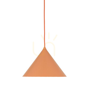 Cono M Lachsfarbene Pendelleuchte 1 Xe27 small 4