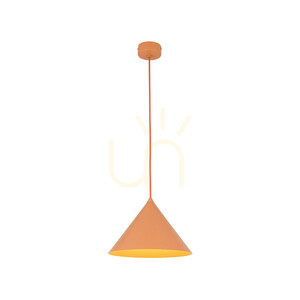 Cono M Lachsfarbene Pendelleuchte 1 Xe27 small 5