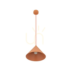 Cono M Lachsfarbene Pendelleuchte 1 Xe27 small 6